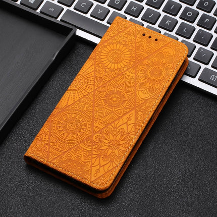 Ethnic Embossed Adsorption Leather Phone Case, For Xiaomi Redmi 9A, For Xiaomi Redmi 9, For Redmi Note 9, For Redmi Note 9 Pro