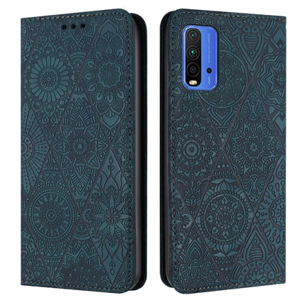 Ethnic Embossed Adsorption Leather Phone Case, For Xiaomi 11 Lite, For Redmi Note 10 Pro, For Redmi Note 10 4G, For Xiaomi Redmi 9T