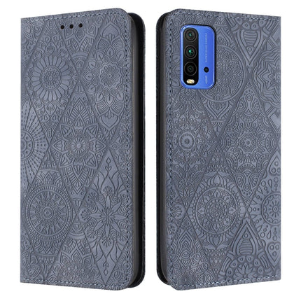 Ethnic Embossed Adsorption Leather Phone Case, For Xiaomi 11 Lite, For Redmi Note 10 Pro, For Redmi Note 10 4G, For Xiaomi Redmi 9T