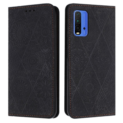Ethnic Embossed Adsorption Leather Phone Case