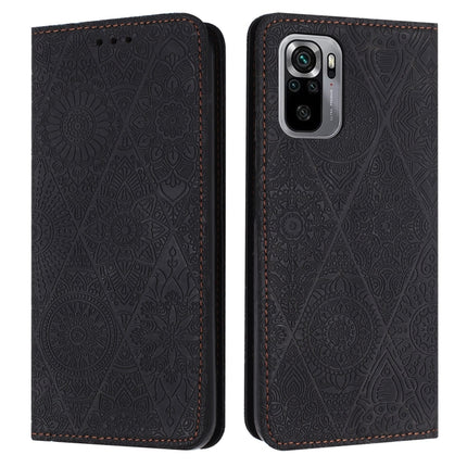 Ethnic Embossed Adsorption Leather Phone Case, For Xiaomi 11 Lite, For Redmi Note 10 Pro, For Redmi Note 10 4G, For Xiaomi Redmi 9T