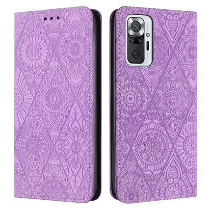 Ethnic Embossed Adsorption Leather Phone Case, For Xiaomi 11 Lite, For Redmi Note 10 Pro, For Redmi Note 10 4G, For Xiaomi Redmi 9T