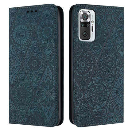 Ethnic Embossed Adsorption Leather Phone Case, For Xiaomi 11 Lite, For Redmi Note 10 Pro, For Redmi Note 10 4G, For Xiaomi Redmi 9T