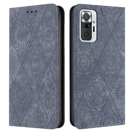 Ethnic Embossed Adsorption Leather Phone Case, For Xiaomi 11 Lite, For Redmi Note 10 Pro, For Redmi Note 10 4G, For Xiaomi Redmi 9T