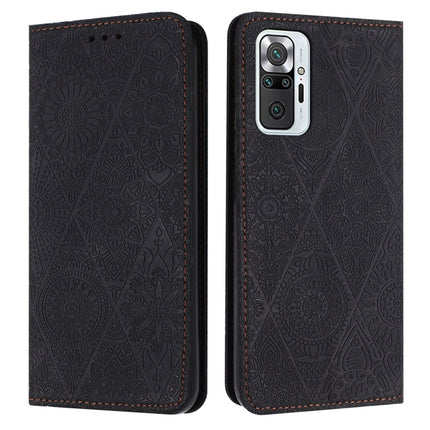 Ethnic Embossed Adsorption Leather Phone Case, For Xiaomi 11 Lite, For Redmi Note 10 Pro, For Redmi Note 10 4G, For Xiaomi Redmi 9T