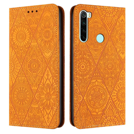 Ethnic Embossed Adsorption Leather Phone Case