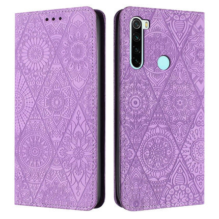 Ethnic Embossed Adsorption Leather Phone Case