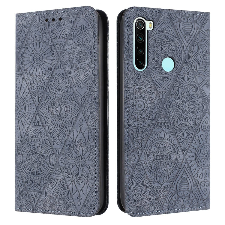 Ethnic Embossed Adsorption Leather Phone Case, For Xiaomi Redmi 9, For Redmi Note 9, For Redmi Note 9 Pro, For Redmi Note 8T