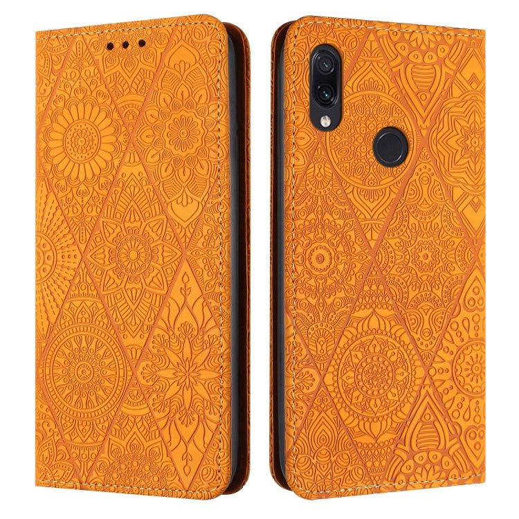 Ethnic Embossed Adsorption Leather Phone Case, For Redmi Note 8, For Redmi Note 8 Pro, For Redmi Note 7 / 7 Pro