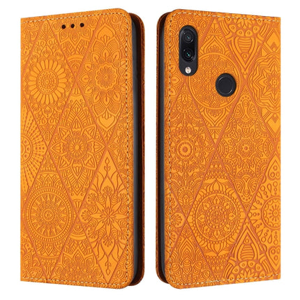 Ethnic Embossed Adsorption Leather Phone Case