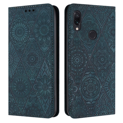 Ethnic Embossed Adsorption Leather Phone Case, For Redmi Note 8T, For Redmi Note 8, For Redmi Note 8 Pro, For Redmi Note 7 / 7 Pro