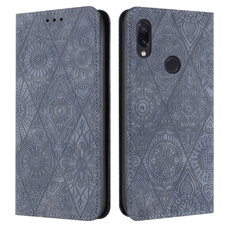 Ethnic Embossed Adsorption Leather Phone Case, For Redmi Note 8, For Redmi Note 8 Pro, For Redmi Note 7 / 7 Pro