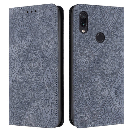 Ethnic Embossed Adsorption Leather Phone Case
