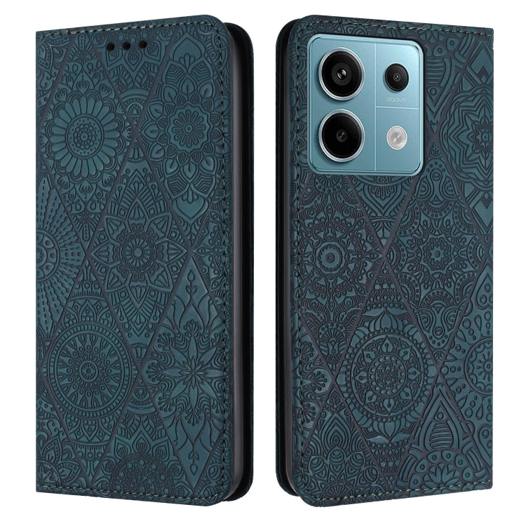 Ethnic Embossed Adsorption Leather Phone Case, For Xiaomi Redmi 13 4G, For Xiaomi Redmi Note 13 5G, For Xiaomi Redmi 13C, For Xiaomi Redmi Note 13 Pro 5G