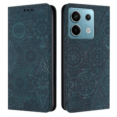 Ethnic Embossed Adsorption Leather Phone Case, For Xiaomi Redmi 13 4G, For Xiaomi Redmi Note 13 5G, For Xiaomi Redmi 13C, For Xiaomi Redmi Note 13 Pro 5G, For Redmi Note 12 Pro 4G, For Redmi Note 12 4G Global