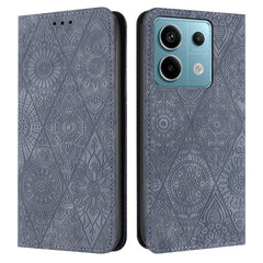 Ethnic Embossed Adsorption Leather Phone Case, For Xiaomi Redmi 13 4G, For Xiaomi Redmi Note 13 5G, For Xiaomi Redmi 13C, For Xiaomi Redmi Note 13 Pro 5G, For Redmi Note 12 Pro 4G, For Redmi Note 12 4G Global