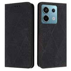 Ethnic Embossed Adsorption Leather Phone Case, For Xiaomi Redmi 13 4G, For Xiaomi Redmi Note 13 5G, For Xiaomi Redmi 13C, For Xiaomi Redmi Note 13 Pro 5G, For Redmi Note 12 Pro 4G, For Redmi Note 12 4G Global