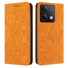 Ethnic Embossed Adsorption Leather Phone Case, For Xiaomi Redmi 13 4G, For Xiaomi Redmi Note 13 5G, For Xiaomi Redmi 13C, For Xiaomi Redmi Note 13 Pro 5G, For Redmi Note 12 Pro 4G, For Redmi Note 12 4G Global