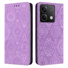 Ethnic Embossed Adsorption Leather Phone Case, For Xiaomi Redmi 13 4G, For Xiaomi Redmi Note 13 5G, For Xiaomi Redmi 13C, For Xiaomi Redmi Note 13 Pro 5G, For Redmi Note 12 Pro 4G, For Redmi Note 12 4G Global