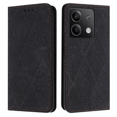 Ethnic Embossed Adsorption Leather Phone Case, For Xiaomi Redmi 13 4G, For Xiaomi Redmi Note 13 5G, For Xiaomi Redmi 13C, For Xiaomi Redmi Note 13 Pro 5G, For Redmi Note 12 Pro 4G, For Redmi Note 12 4G Global