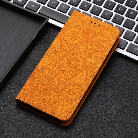 Ethnic Embossed Adsorption Leather Phone Case, For Xiaomi Redmi 13 4G, For Xiaomi Redmi Note 13 5G, For Xiaomi Redmi 13C, For Xiaomi Redmi Note 13 Pro 5G, For Redmi Note 12 Pro 4G, For Redmi Note 12 4G Global