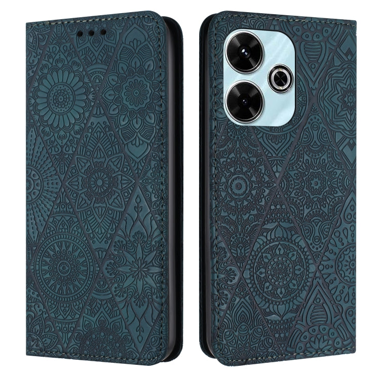 Ethnic Embossed Adsorption Leather Phone Case, For Xiaomi Redmi 13 4G, For Xiaomi Redmi Note 13 5G, For Xiaomi Redmi 13C, For Xiaomi Redmi Note 13 Pro 5G