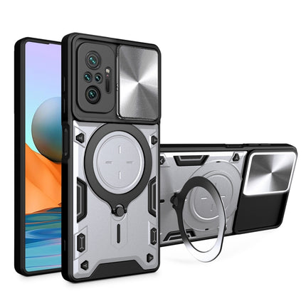 CD Texture Sliding Camshield Magnetic Holder Phone Case, For Xiaomi 11T, For Xiaomi Mi 11 Lite 4G / 5G, For Xiaomi Redmi Note 10 Pro 4G, For Xiaomi Redmi Note 9 4G