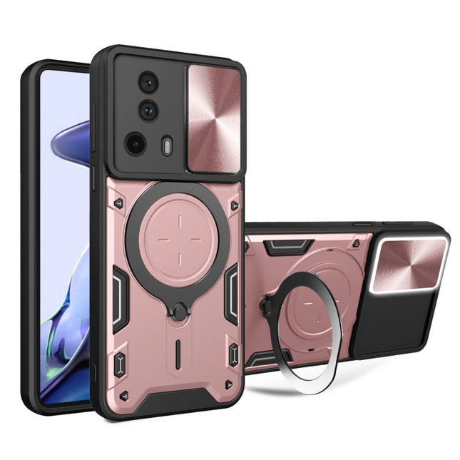 CD Texture Sliding Camshield Magnetic Holder Phone Case, For Xiaomi 13 Lite / Civi 2 5G, For Xiaomi 13 Pro, For Xiaomi 13, For Xiaomi 12T / 12T Pro