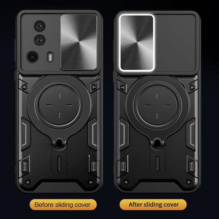 CD Texture Sliding Camshield Magnetic Holder Phone Case, For Xiaomi 13 Lite / Civi 2 5G, For Xiaomi 13 Pro, For Xiaomi 13, For Xiaomi 12T / 12T Pro