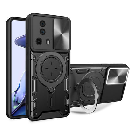 CD Texture Sliding Camshield Magnetic Holder Phone Case, For Xiaomi 13 Lite / Civi 2 5G, For Xiaomi 13 Pro, For Xiaomi 13, For Xiaomi 12T / 12T Pro