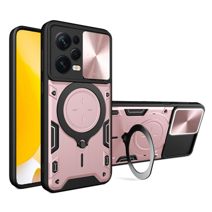 CD Texture Sliding Camshield Magnetic Holder Phone Case, For Xiaomi Redmi Note 12S 4G, For Xiaomi Redmi Note 12 4G, For Xiaomi Redmi Note 12 Pro 5G, For Xiaomi Redmi 12C