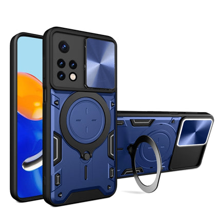 CD Texture Sliding Camshield Magnetic Holder Phone Case, For Xiaomi Poco M5 5G, For Xiaomi Redmi A1 4G, For Xiaomi Redmi Note 11 Global, For Xiaomi Redmi K40S / Poco F4