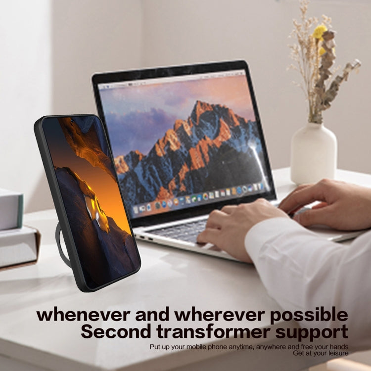 CD Texture Sliding Camshield Magnetic Holder Phone Case