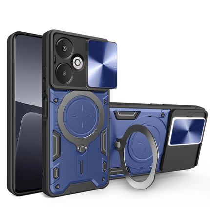 CD Texture Sliding Camshield Magnetic Holder Phone Case, For Xiaomi Redmi A3, For Xiaomi Redmi 13C 5G Global, For Xiaomi Redmi Note 13 5G, For Xiaomi Redmi 13C 4G