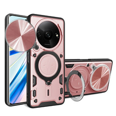 CD Texture Sliding Camshield Magnetic Holder Phone Case