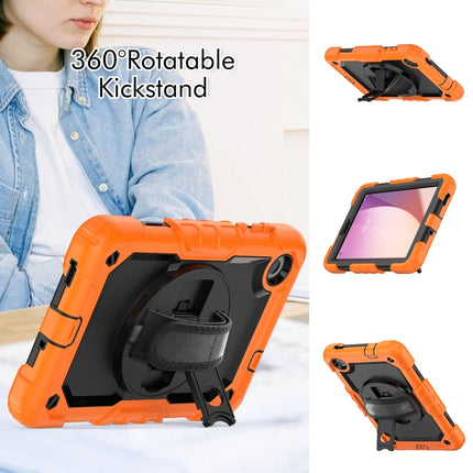 Silicone Hybrid PC Tablet Case with Shoulder Strap, For Lenovo Tab M8 4th Gen, For Lenovo Tab M9