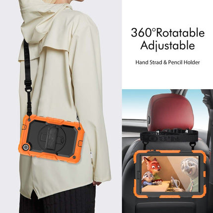 Silicone Hybrid PC Tablet Case with Shoulder Strap, For Lenovo Tab M8 4th Gen, For Lenovo Tab M9