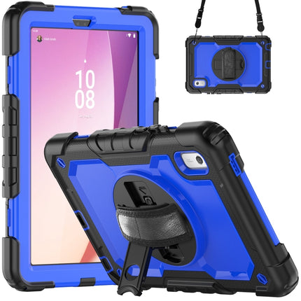 Silicone Hybrid PC Tablet Case with Shoulder Strap, For Lenovo Tab M8 4th Gen, For Lenovo Tab M9