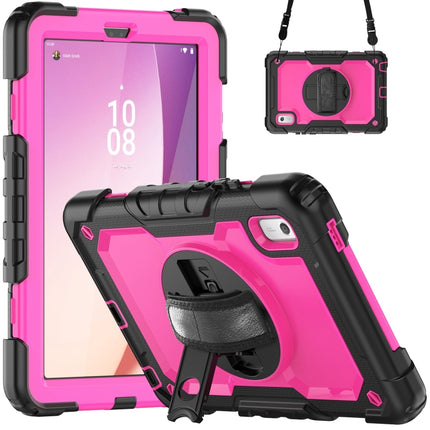 Silicone Hybrid PC Tablet Case with Shoulder Strap, For Lenovo Tab M8 4th Gen, For Lenovo Tab M9