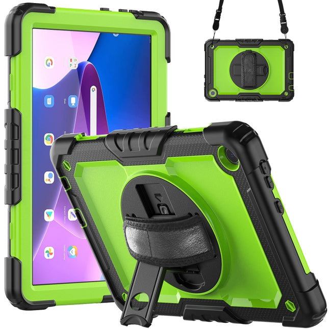 Silicone Hybrid PC Tablet Case with Shoulder Strap, For Lenovo Tab M10 10.1 Gen 3rd, For Lenovo Tab M10 Plus 10.6 Gen 3rd