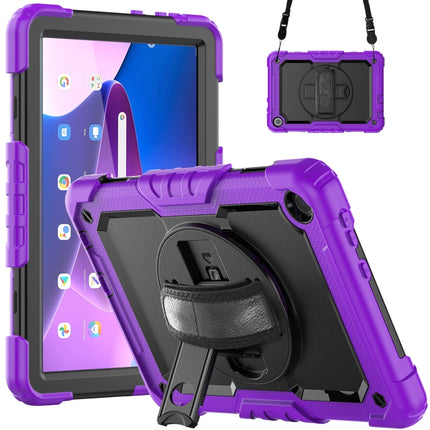 Silicone Hybrid PC Tablet Case with Shoulder Strap, For Lenovo Tab M10 10.1 Gen 3rd, For Lenovo Tab M10 Plus 10.6 Gen 3rd