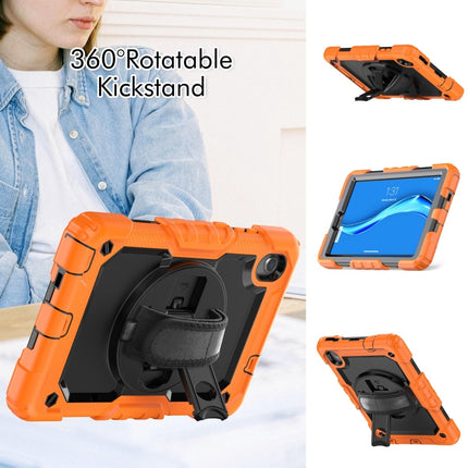 Silicone Hybrid PC Tablet Case with Shoulder Strap, For Lenovo Tab M8 HD 2020/2019