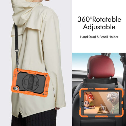 Silicone Hybrid PC Tablet Case with Shoulder Strap, For Lenovo Tab M8 HD 2020/2019