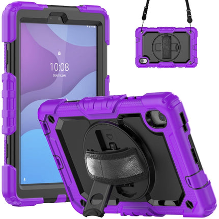 Silicone Hybrid PC Tablet Case with Shoulder Strap, For Lenovo Tab M8 HD 2020/2019