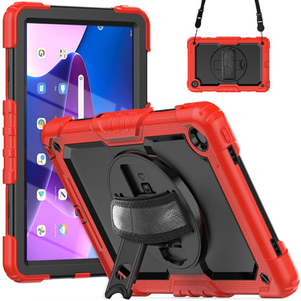 Silicone Hybrid PC Tablet Case with Shoulder Strap, For Lenovo Tab M10 10.1 Gen 3rd, For Lenovo Tab M10 Plus 10.6 Gen 3rd