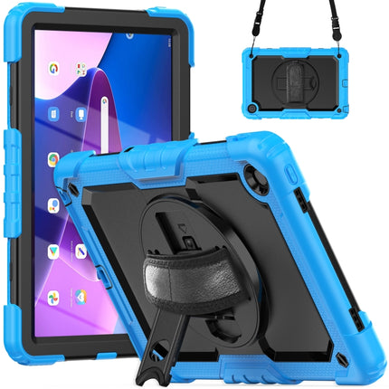 Silicone Hybrid PC Tablet Case with Shoulder Strap, For Lenovo Tab M10 10.1 Gen 3rd, For Lenovo Tab M10 Plus 10.6 Gen 3rd
