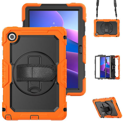 Silicone Hybrid PC Tablet Case with Shoulder Strap, For Lenovo Tab K9 / Tab One, For Lenovo Tab 10.1 / ZhaoYang K10c