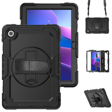 Silicone Hybrid PC Tablet Case with Shoulder Strap, For Lenovo Tab K9 / Tab One, For Lenovo Tab 10.1 / ZhaoYang K10c