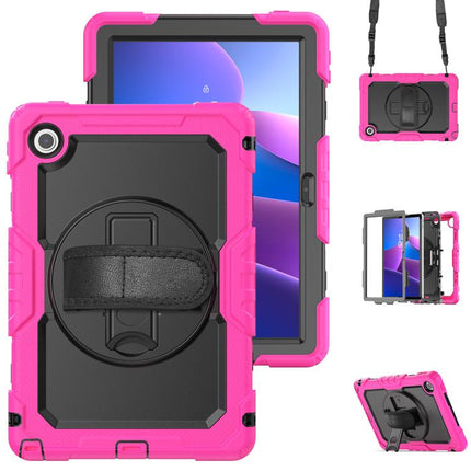 Silicone Hybrid PC Tablet Case with Shoulder Strap, For Lenovo Tab K9 / Tab One, For Lenovo Tab 10.1 / ZhaoYang K10c