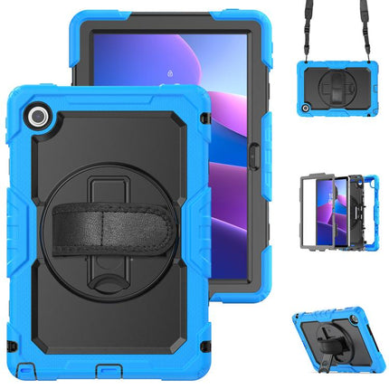 Silicone Hybrid PC Tablet Case with Shoulder Strap, For Lenovo Tab K9 / Tab One, For Lenovo Tab 10.1 / ZhaoYang K10c